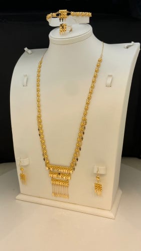 طقم رمش العروس الفاخر عيار21 مقاس الخاتم 21 الوزن...