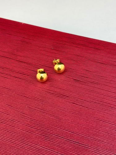 حلق نص كور لبس يومي فاخر و انيق ذهب عيار21