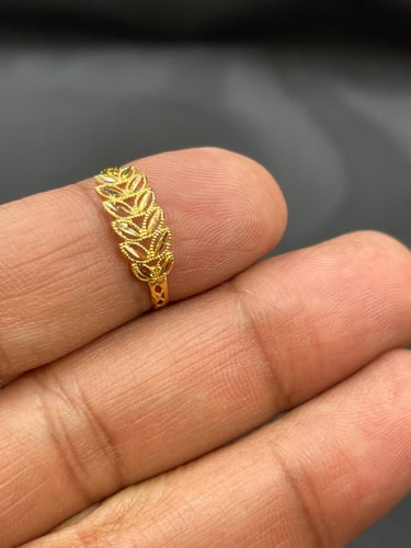 خاتم غصن الزيتون عيار21