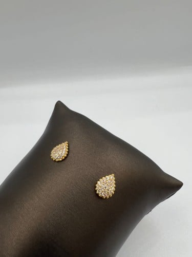 حلق الدمعه فاخر و انيق ذهب عيار21