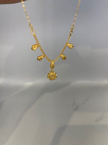 ياسمينه مميزه و انيق عيار21 الوزن 3.31