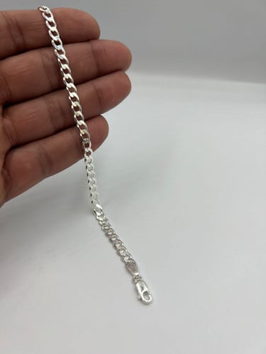 سوارة الجنزير فضة عيار925 رجالي