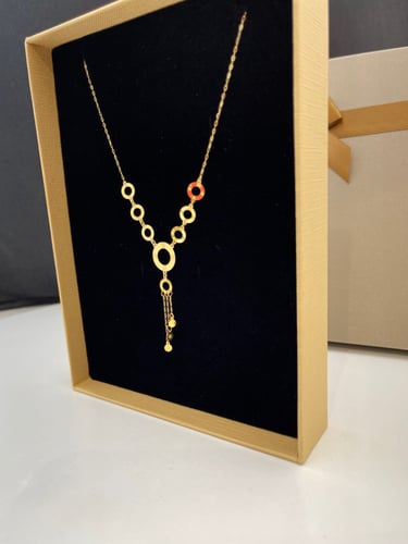 قلاده ناعمه ذهب عيار21 بوابة.5