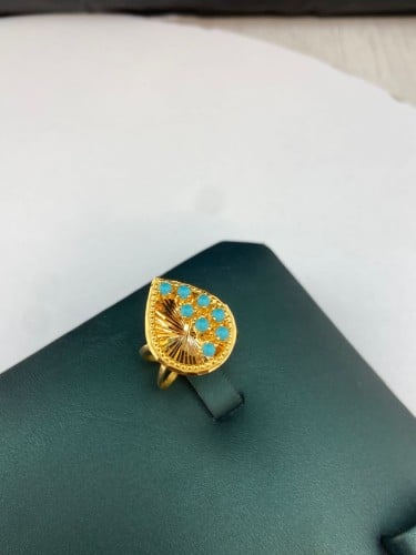 خاتم ذهب عيار21 بحريني فاخر و انيق مقاس18 الوزن 4....