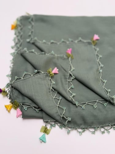 مدورة لون ( أخضر )