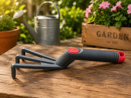 Small 25cm manual fork plow