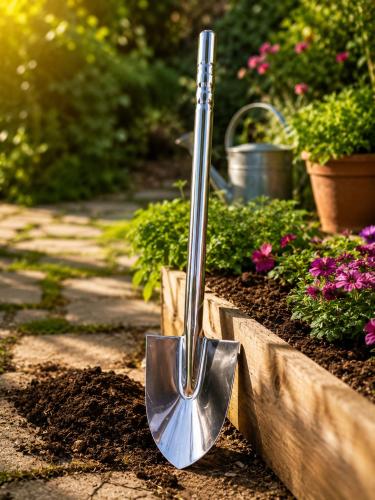 Steel gardening shovel 60cm