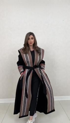 عباية الكاب الشتوية اسود