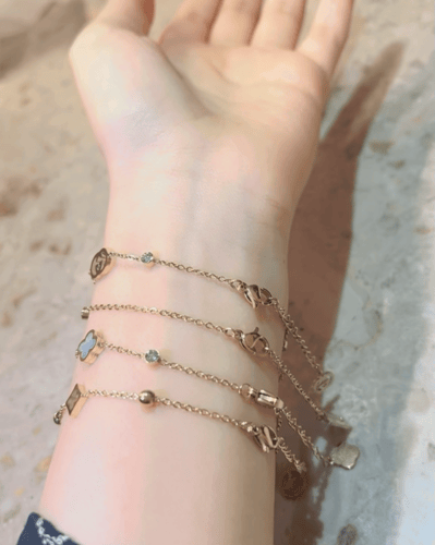 سوار الأيقونات الراقية المطلي بالذهب