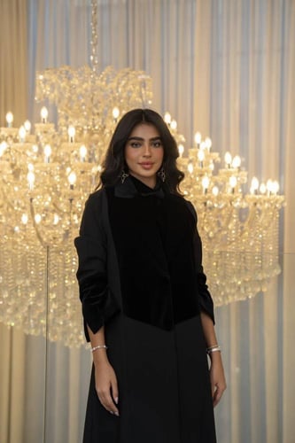 عباية تفاصيل لمسة مخملية