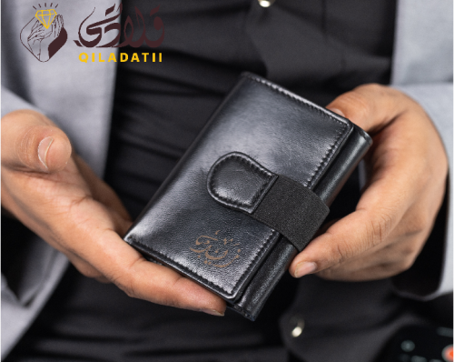 محفظة جلد درجة اولى