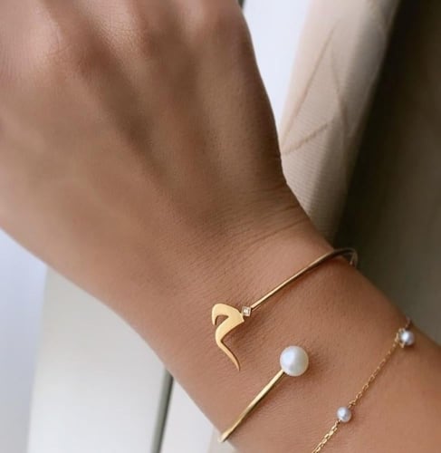 بكج اسواره وخاتم حرف مميزه