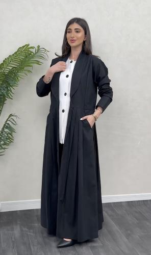 عباية مودرن – تصميم لينن فاخر