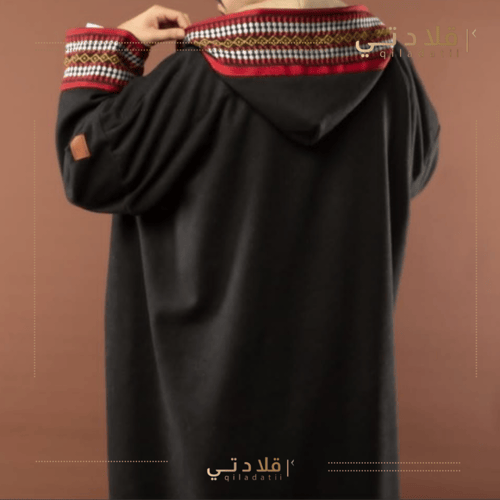 فروة رجالية تراثية بتطريز شعبي