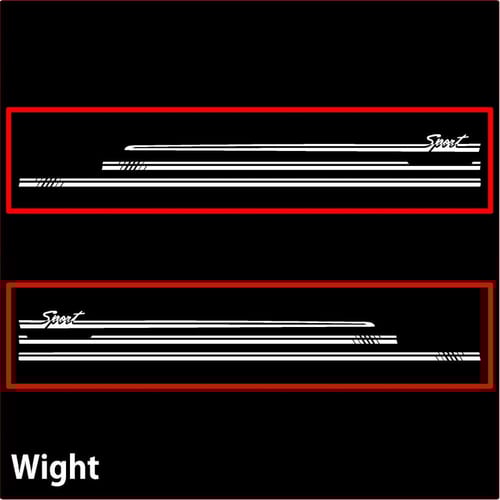 استكرات جيب شروكي XJ (باب واحد) 91-92 لون واحد