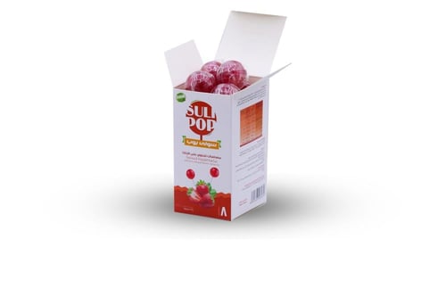 مصاصة سولي بوب زنك - Sulipop Zinc Lollipops