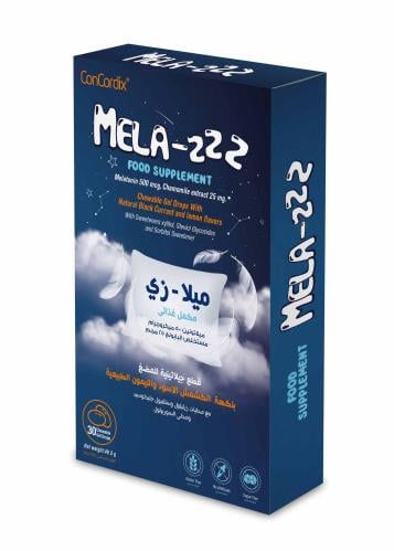 ميلا زى-ميلاتولين - لدعم النوم -30 قطعة قابلة للمض...