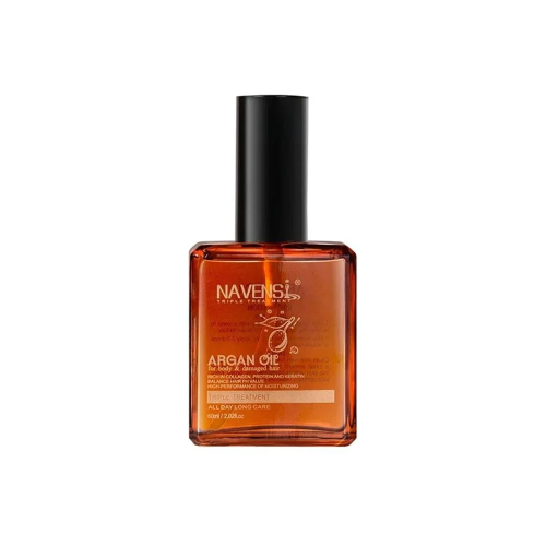 Nafensi argan oil with vitamin E for damaged body and hair - 60 ml