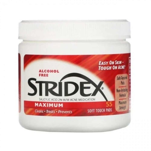 ستريدكس قطن ناعم الملمس لعلاج حب الشباب - 55 قطعة...