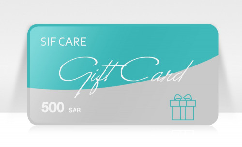 بطاقة اهداء بمبلغ 500 ريال