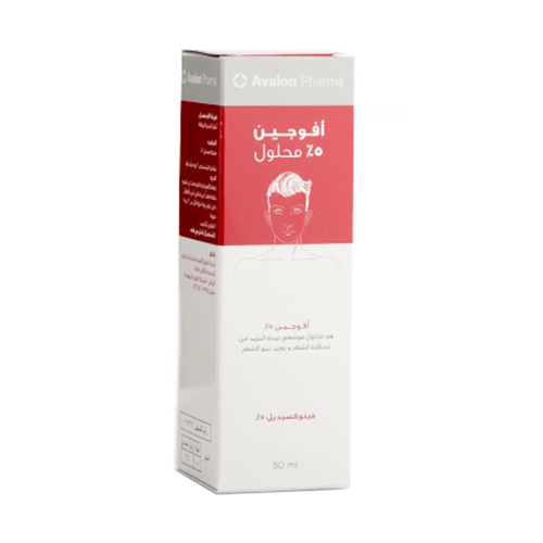 أفوجين 5% محلول بخاخ يحفز نمو الشعر ويمنع تساقطه م...