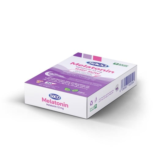 ساكو مكمل غذائي مدعم بالميلاتونين 1.5 مجم