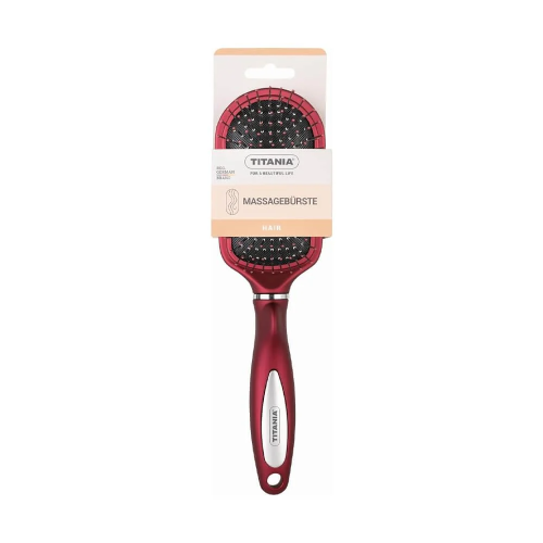 Titania hairbrush No. 1630 dark red