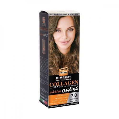 صبغة للشعر الاشقر المتوسط ​​7.00 نايترو كندا سينما...