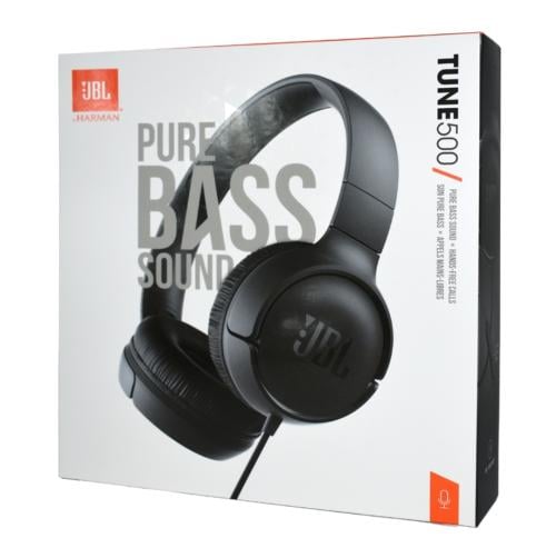سماعة رأسية سلكيه تون 500 JBL جي بي ال - اسود