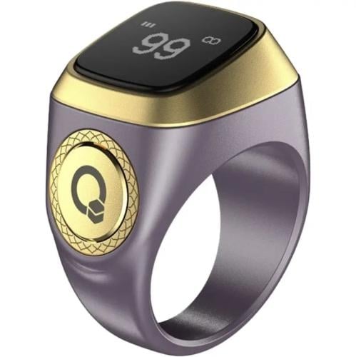 خاتم تسبيح آيقبلة مقاس 20 بنفسجي iQIBLA Zikr Ring...