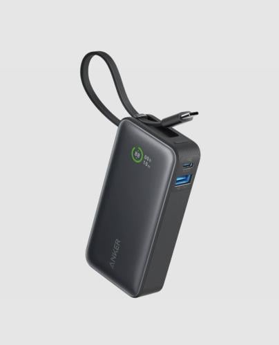 بطارية متنقلة نانو 10000mAh 30وات أنكر مع سلك تايب...