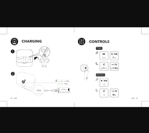 سماعة ايربودز ساوندكور انكر ابيض soundcore K20i