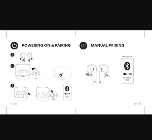 سماعة ايربودز ساوندكور انكر ابيض soundcore K20i