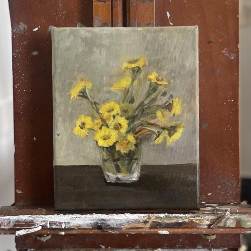 Yellow flowers 25*20cm