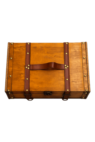 صندوق خشب كلاسيكي الطول35cm. العرض23cm والارتفاع19...