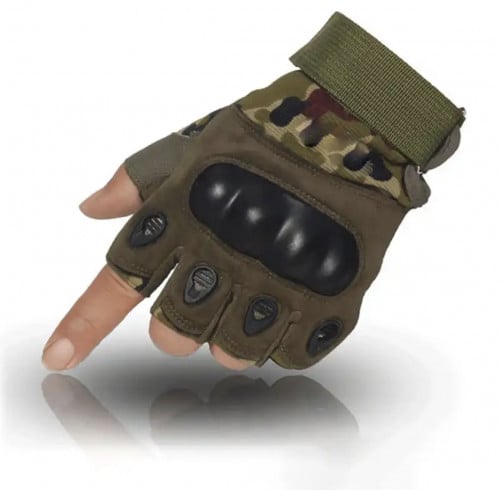 قفازات يد تكتيكي زيتي مقاس. M