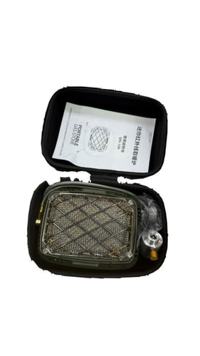 دفاية قابل للتسخين عليها و يوجد معاها تحويلة لتشغل...