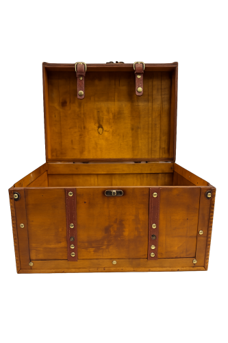 صندوق خشب كلاسيكي الطول40cm والعرض 29cm والارتفاع...