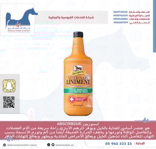 أبسوربين 1لتر ABSORBINE