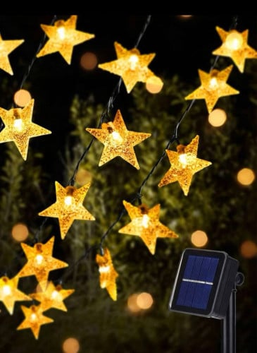 اضاءات زينة انارة قالب نجوم 5 متر