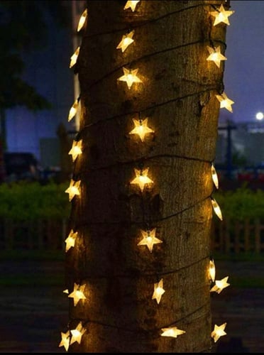 اضاءات زينة انارة قالب نجوم 5 متر