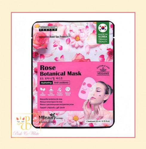 ماسك الورد للوجه Rose Korean Face Mask
