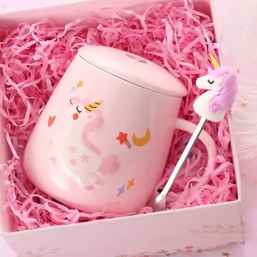 كوب يونيكورن وردي - Unicorn Cup