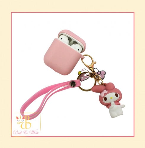 غطاء ايربودز مع ميدالية ماي ميلودي Airpods Case wi...