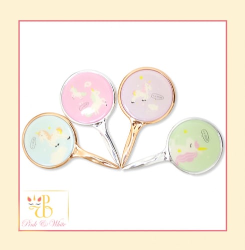 مرآة يونيكورن اخضر Green Unicorn Mirror