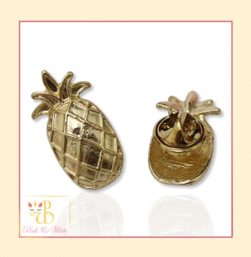 بروش أناناسة Gold Pineapple Brooch