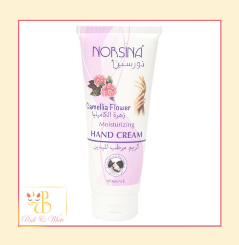 كريم مرطب لليدين زهرة الكاميليا Norsina Hand cream...