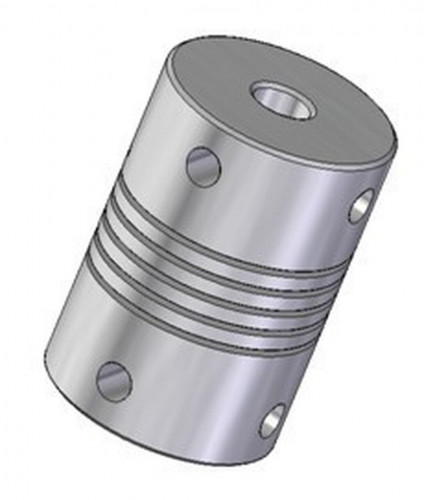 Flexible coupling 4x4mm