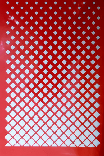 استينسل تدرج لشكل المعين