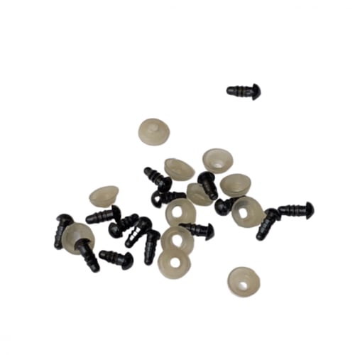 عيون دمى / عيون بلاستيك ( 12 زوج )